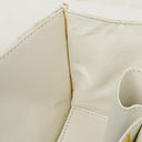 Chanel Evening Star East West White Quilted Patent Leather Flap Bag