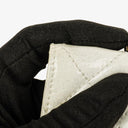 Chanel Evening Star East West White Quilted Patent Leather Flap Bag