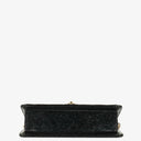 Chanel Evening Star Quilted Glitter Patent East West Flap Bag