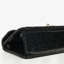 Chanel Evening Star Quilted Glitter Patent East West Flap Bag