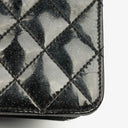 Chanel Evening Star Quilted Glitter Patent East West Flap Bag