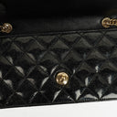 Chanel Evening Star Quilted Glitter Patent East West Flap Bag