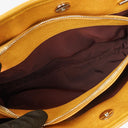 Chanel French Riviera Ocher Quilted Caviar Leather Shopping Tote Bag