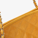 Chanel French Riviera Ocher Quilted Caviar Leather Shopping Tote Bag