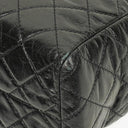 Chanel Front Pocket Large Tote Bag Glazed Quilted Calfskin Gold-Tone Hardware 2014/2015