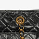 Chanel Front Pocket Large Tote Bag Glazed Quilted Calfskin Gold-Tone Hardware 2014/2015