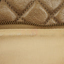 Chanel Gold Calfskin Medium Crown Single Flap Bag