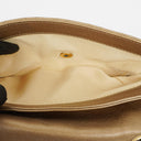 Chanel Gold Calfskin Medium Crown Single Flap Bag