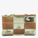Chanel Green/Brown PVC and Leather Naked Patchwork Flap Bag