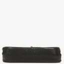 Chanel Half-Moon Double Flap Bag Black Quilted Lambskin 24K Gold-Plated Hardware