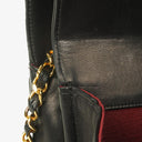 Chanel Half-Moon Double Flap Bag Black Quilted Lambskin 24K Gold-Plated Hardware