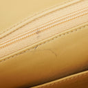 Chanel Half-Moon Flap Bag Beige Quilted Lambskin 24K Gold-Plated Hardware