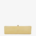 Chanel Half-Moon Flap Bag Beige Quilted Lambskin 24K Gold-Plated Hardware
