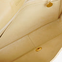 Chanel Half-Moon Flap Bag Beige Quilted Lambskin 24K Gold-Plated Hardware