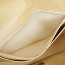 Chanel Half-Moon Flap Bag Beige Quilted Lambskin 24K Gold-Plated Hardware
