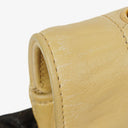 Chanel Half-Moon Flap Bag Beige Quilted Lambskin 24K Gold-Plated Hardware
