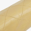 Chanel Half-Moon Flap Bag Beige Quilted Lambskin 24K Gold-Plated Hardware