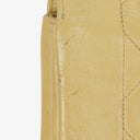 Chanel Half-Moon Flap Bag Beige Quilted Lambskin 24K Gold-Plated Hardware