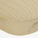 Chanel Half-Moon Flap Bag In Beige Quilted Lambskin