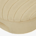Chanel Half-Moon Flap Bag In Beige Quilted Lambskin