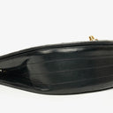 Chanel Half-Moon In Black Quilted Lambskin With 24K Gold-Plated Hardware