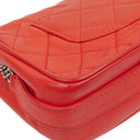 Chanel Icons Secret Label Quiltad Kalvskinn Flapväska med Silverfärgad Metall