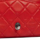Chanel Icons Secret Label Quiltad Kalvskinn Flapväska med Silverfärgad Metall