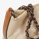 Chanel In The Mix Leather Large Tote Beige