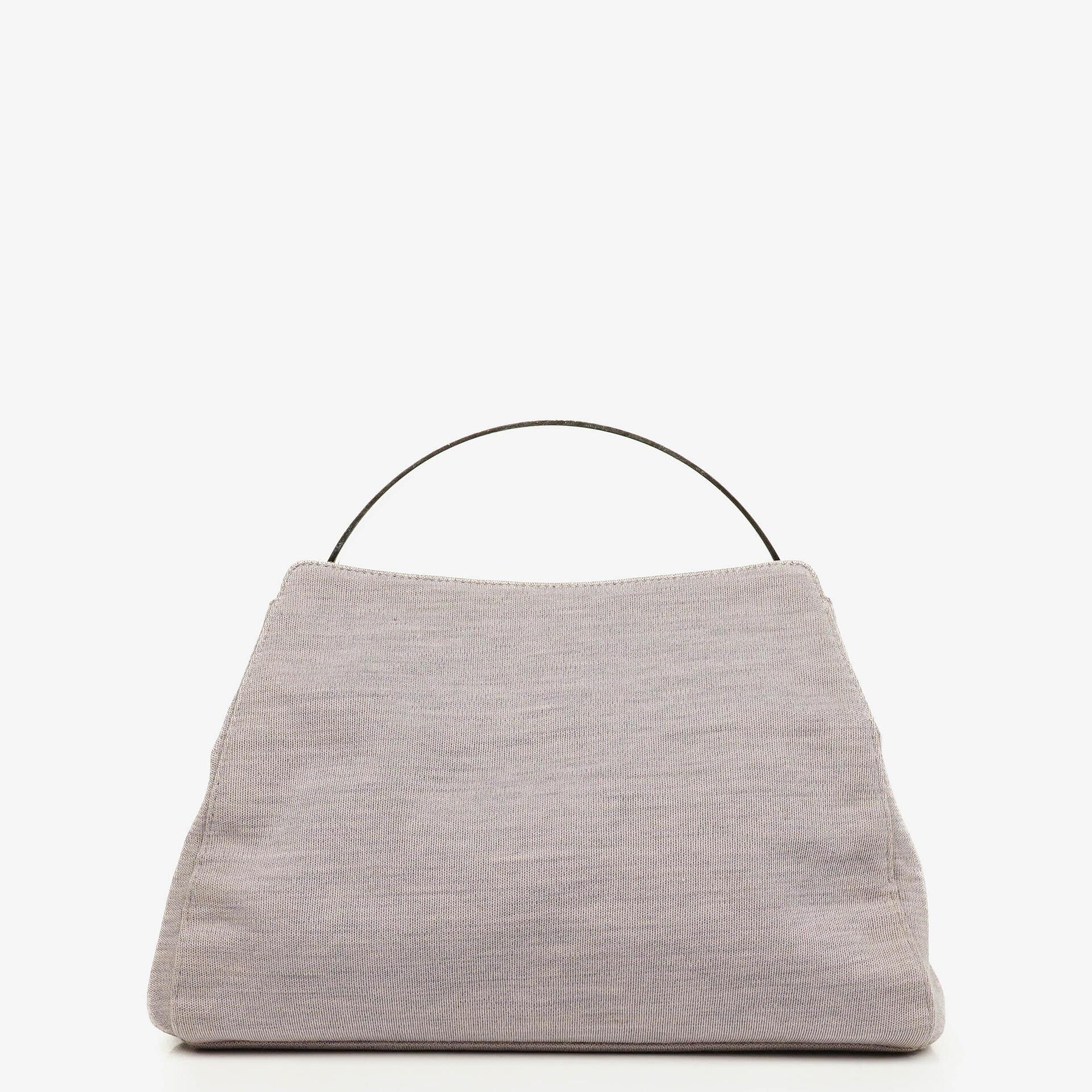 Chanel Jersey Metal Top Handle Bag