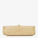 Chanel Jumbo CC Classic Single Flap Bag Beige Quilted Lambskin 24K Gold-Plated Hardware