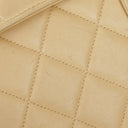 Chanel Jumbo CC Classic Single Flap Bag Beige Quilted Lambskin 24K Gold-Plated Hardware