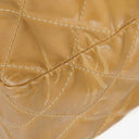 Chanel Jumbo CC Classic Single Flap Bag Beige Quilted Patent Leather 24K Gold-Plated Hardware