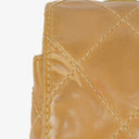 Chanel Jumbo CC Classic Single Flap Bag Beige Quilted Patent Leather 24K Gold-Plated Hardware