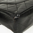 Chanel Jumbo CC Classic Single Flap Bag Black Quilted Lambskin 24K Gold-Plated Hardware