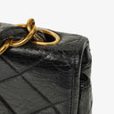 Chanel Jumbo CC Classic Single Flap Bag Black Quilted Lambskin 24K Gold-Plated Hardware