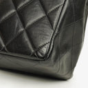 Chanel Jumbo CC Classic Single Flap Bag Black Quilted Lambskin 24K Gold-Plated Hardware