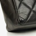 Chanel Jumbo CC Classic Single Flap Bag Black Quilted Lambskin 24K Gold-Plated Hardware