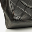 Chanel Jumbo CC Classic Single Flap Bag Black Quilted Lambskin 24K Gold-Plated Hardware