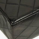 Chanel Jumbo CC Classic Single Flap Bag Black Quilted Lambskin 24K Gold-Plated Hardware