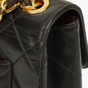 Chanel Jumbo CC Classic Single Flap Bag Black Quilted Lambskin 24K Gold-Plated Hardware
