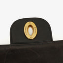 Chanel Jumbo CC Classic Single Flap Bag Black Quilted Lambskin 24K Gold-Plated Hardware
