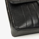Chanel Jumbo CC Vertical Black Quilted Lamabskin Flap Bag 24K Gold-Plated Hardware