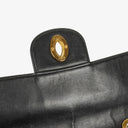 Chanel Jumbo CC Vertical Black Quilted Lamabskin Flap Bag 24K Gold-Plated Hardware
