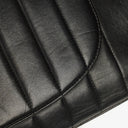 Chanel Jumbo CC Vertical Black Quilted Lamabskin Flap Bag 24K Gold-Plated Hardware