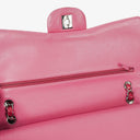 Chanel Jumbo Clasic Double Flap Patent Quilted Leather With Silver-tone Hardware