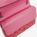 Chanel Jumbo Clasic Double Flap Patent Quilted Leather With Silver-tone Hardware