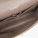 Chanel Jumbo Clasic Double Flap Patent Quilted Leather With Silver-tone Hardware