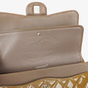 Chanel Jumbo Clasic Double Flap Patent Quilted Leather With Silver-tone Hardware