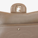 Chanel Jumbo Clasic Double Flap Patent Quilted Leather With Silver-tone Hardware