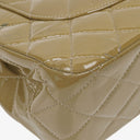 Chanel Jumbo Clasic Double Flap Patent Quilted Leather With Silver-tone Hardware
